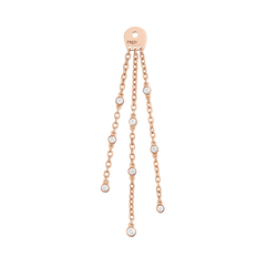 에잇디그리제로 이어링 다이아몬든 체인 액세서리