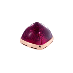 루벨라이트 카보숑, 18K 핑크 골드