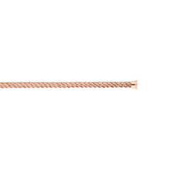 18K pink gold multichain bracelet