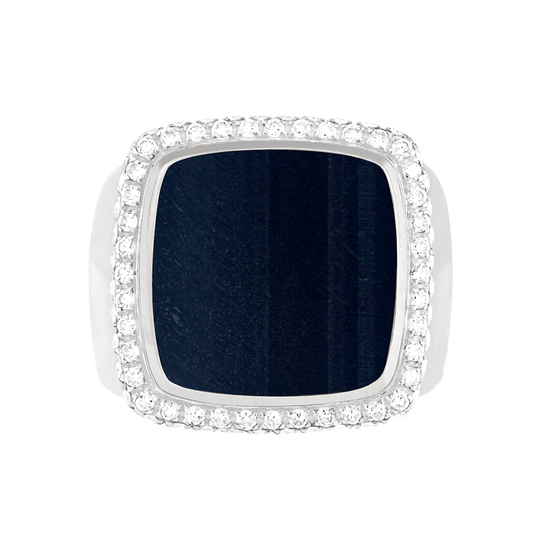 빵드 쉬크르 혹스 아이  화이트 골드 링