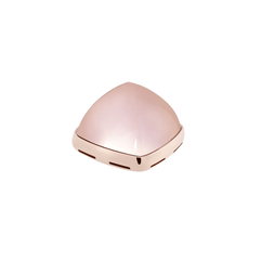 핑크 쿼츠 카보숑, 18K 핑크 골드