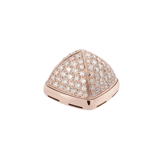 다이아몬드 카보숑, 18K 핑크 골드