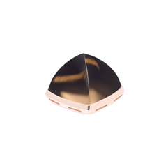  스모키 쿼츠 카보숑, 18K 핑크 골드