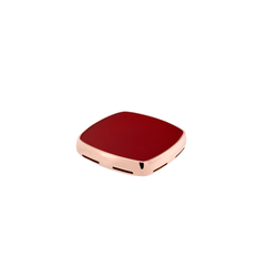 커넬리언 플랫 카보숑, 18K 핑크 골드