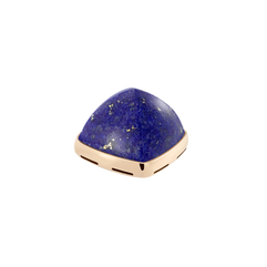 라피스 라줄리 카보숑, 18K 옐로 골드