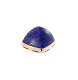 Cabochon lapis lazuli et or jaune 750/1000e
