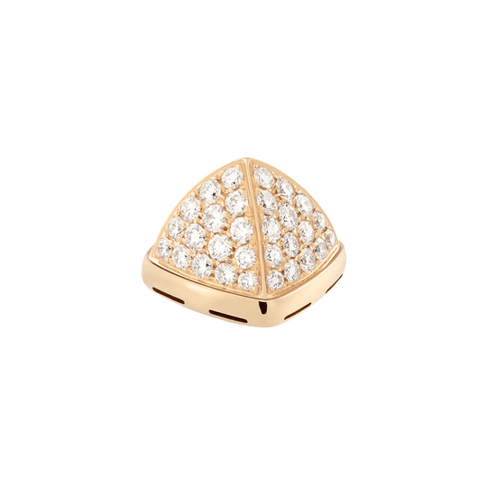 다이아몬드 카보숑, 18K 옐로 골드