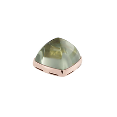 프레지오라이트 카보숑, 18K 핑크 골드