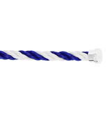Cable emblema blu e bianco