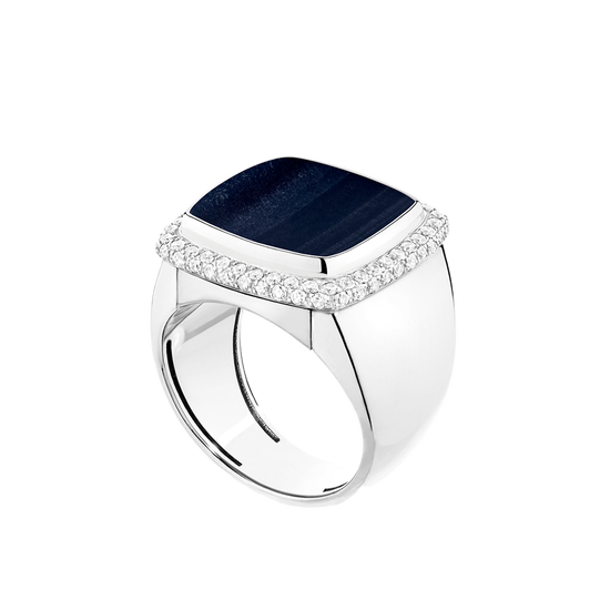 빵드 쉬크르 혹스 아이  화이트 골드 링