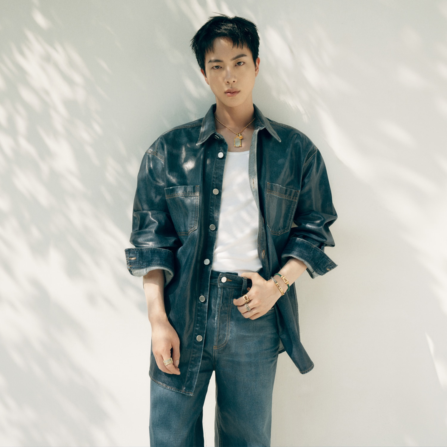 FRED announcement visual for BTS Jin as global brand ambassador