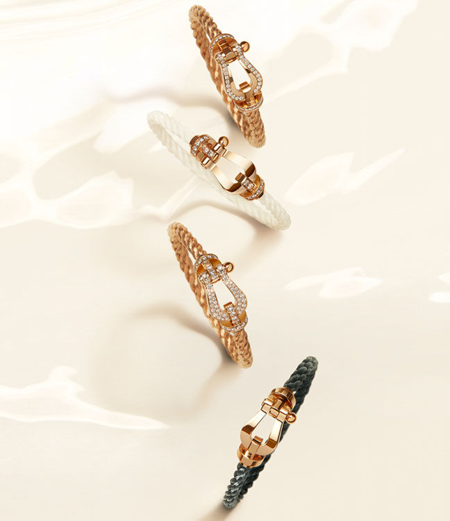 【zeroone37 】FRED フォース10 MM15 Medium Force 10 buckle in yellow gold with diamonds from