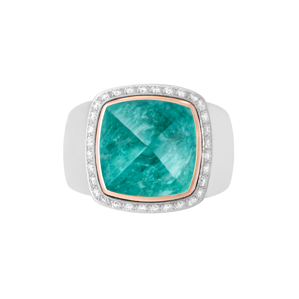 Amazonite Pain de Sucre ring
