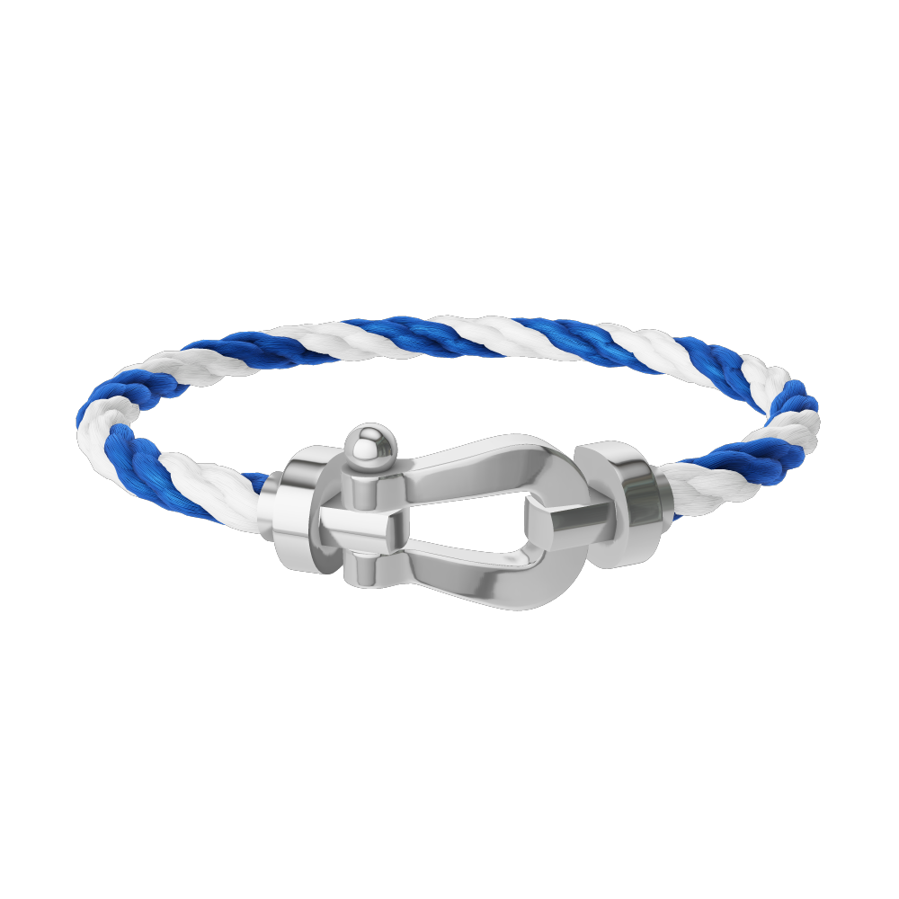 FRED フォース10 ラージモデル フォース10ブレスレット 18K ホワイトゴールド ラージモデル