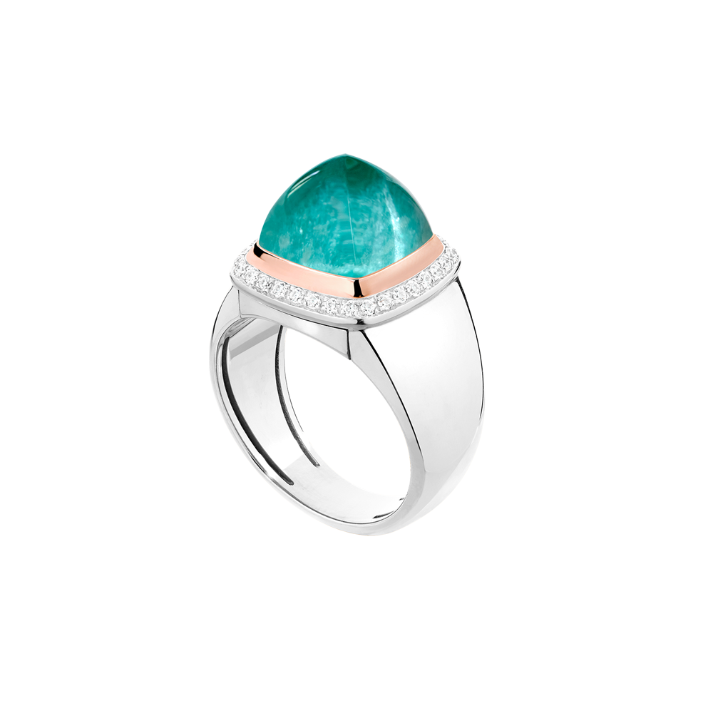 Amazonite Pain de Sucre ring