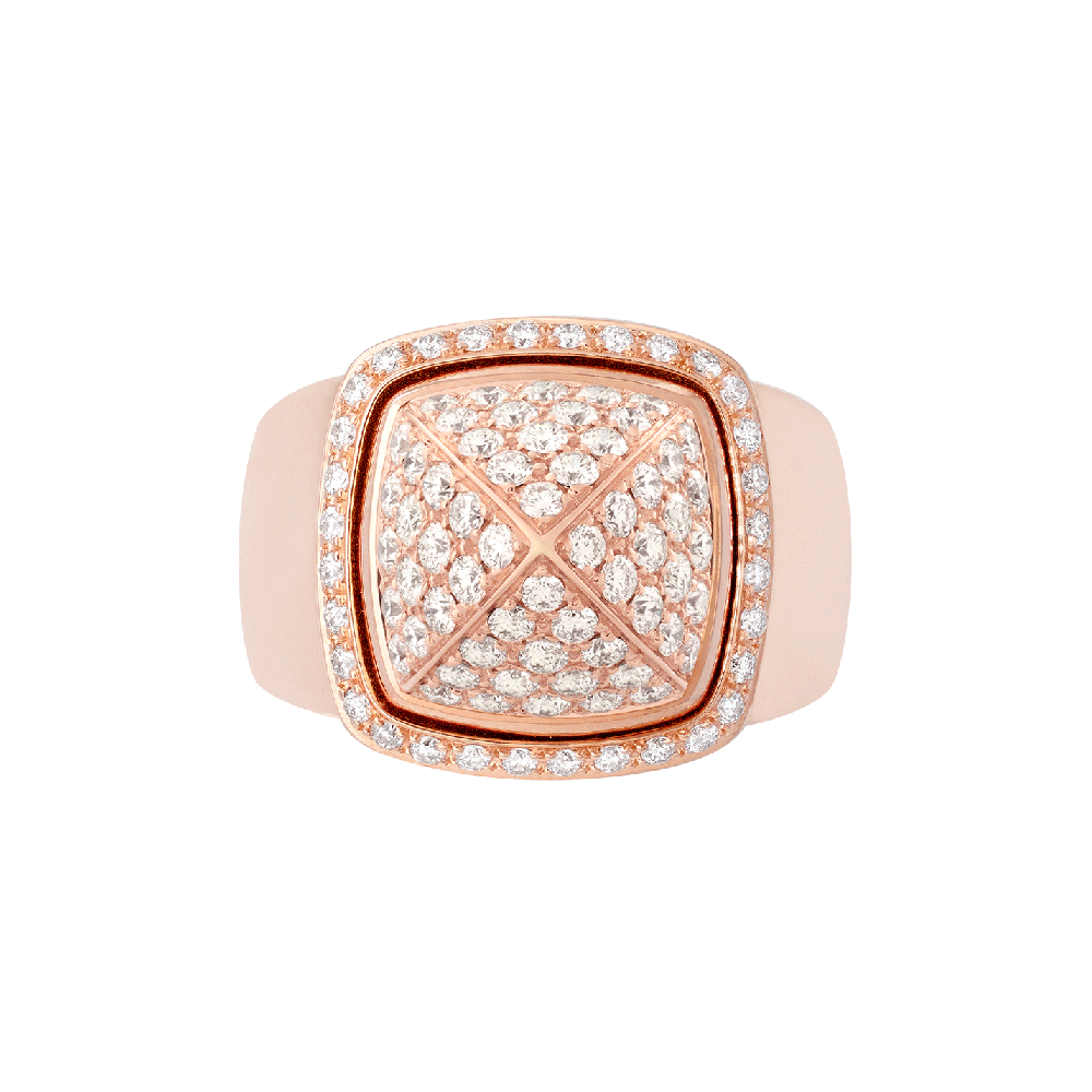 白色钻石 Pain de Sucre系列可替换宝石戒指