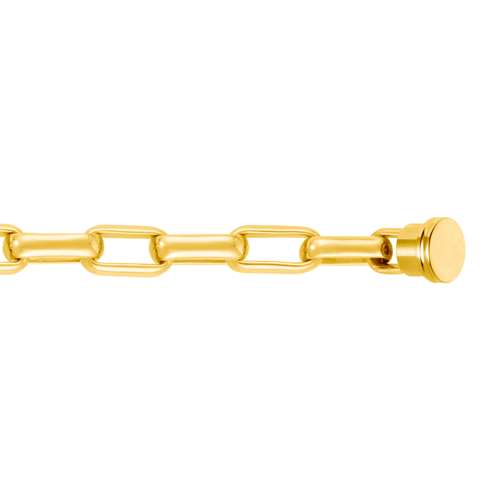 18k yellow gold  link bracelet