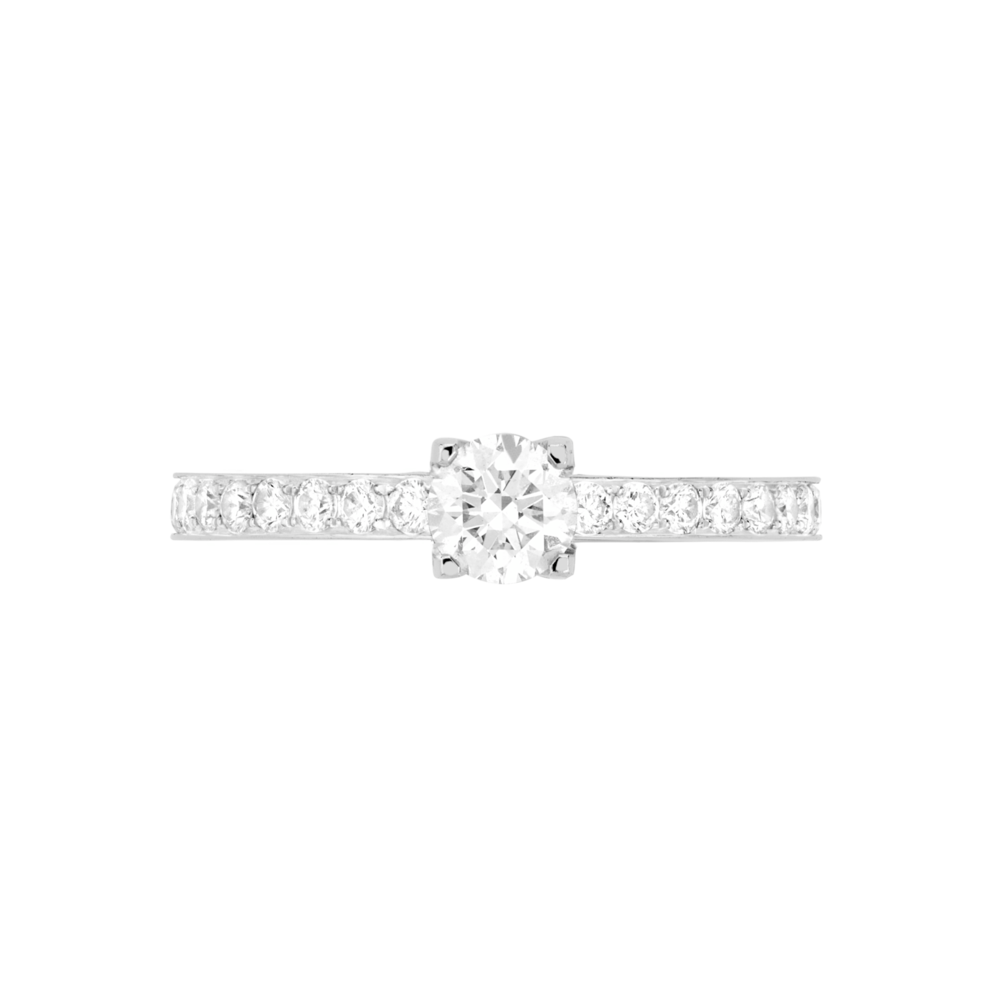 Engagement ring Force 10 Duo paved 0.50ct