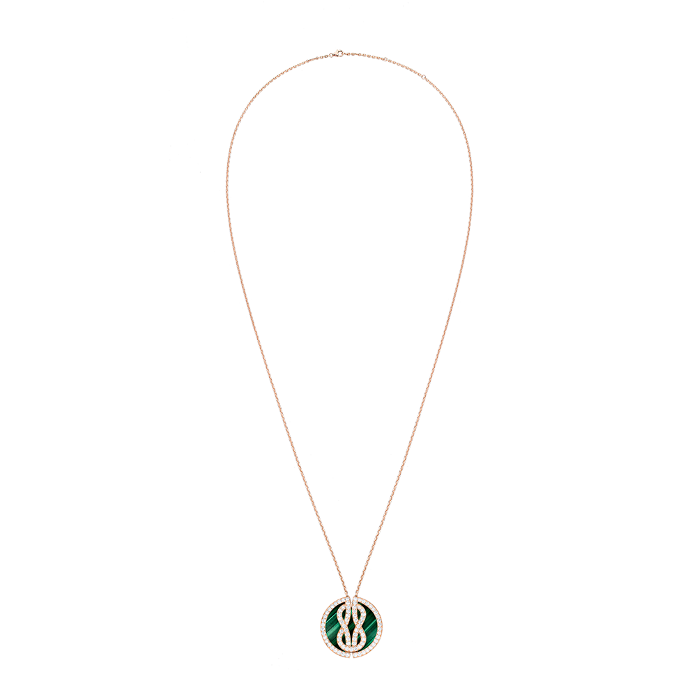 シャンス アンフィニ ラッキーメダル XLモデル ネックレス 18K