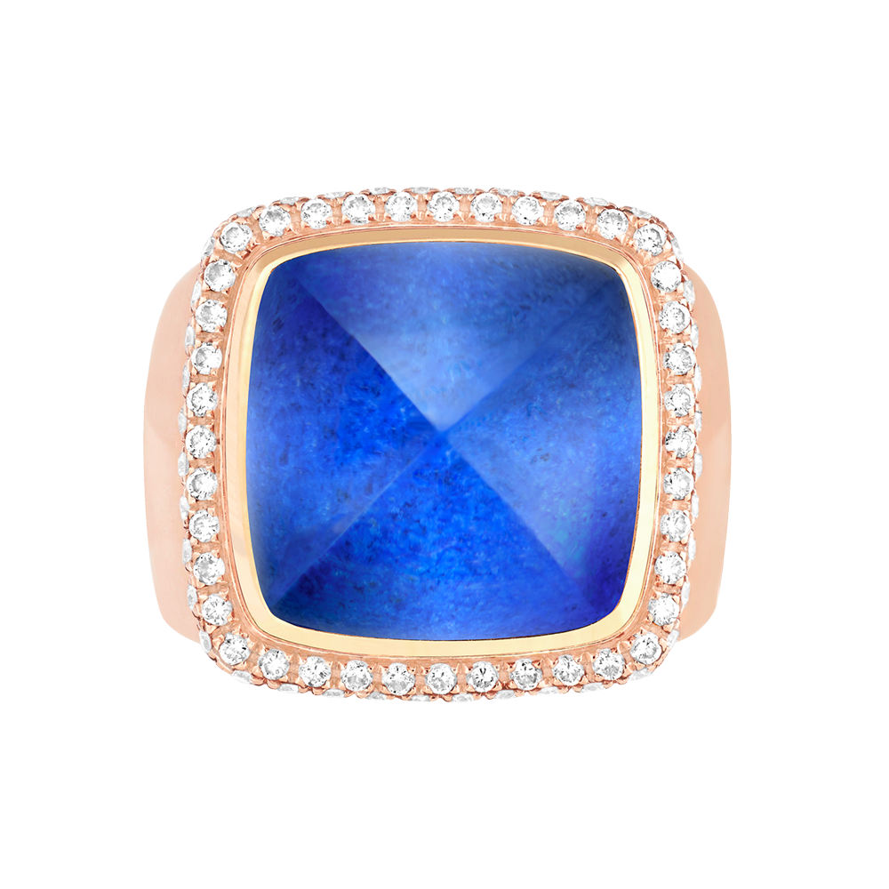 Bague Pain de Sucre lapis lazuli