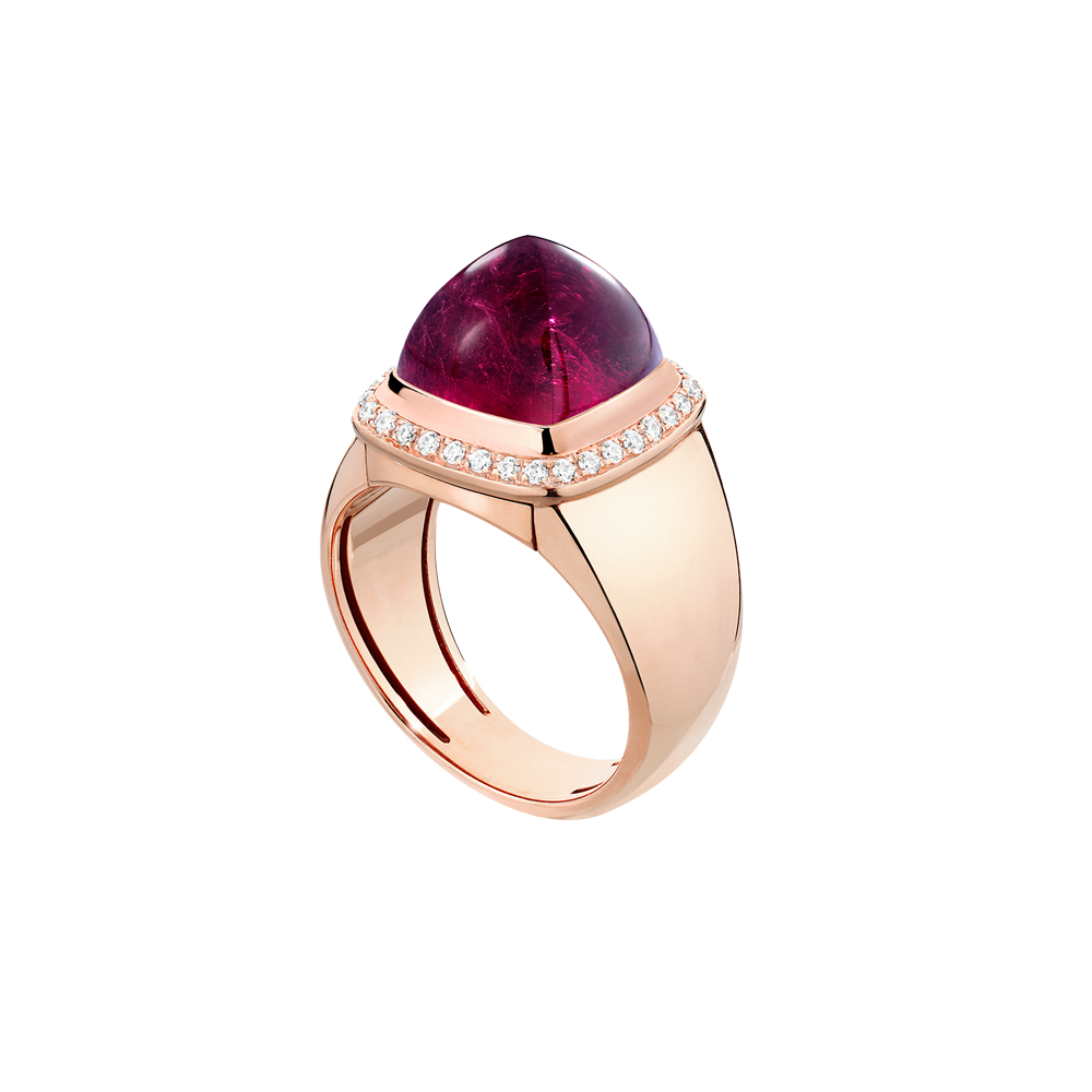 Rubellite Pain de Sucre ring