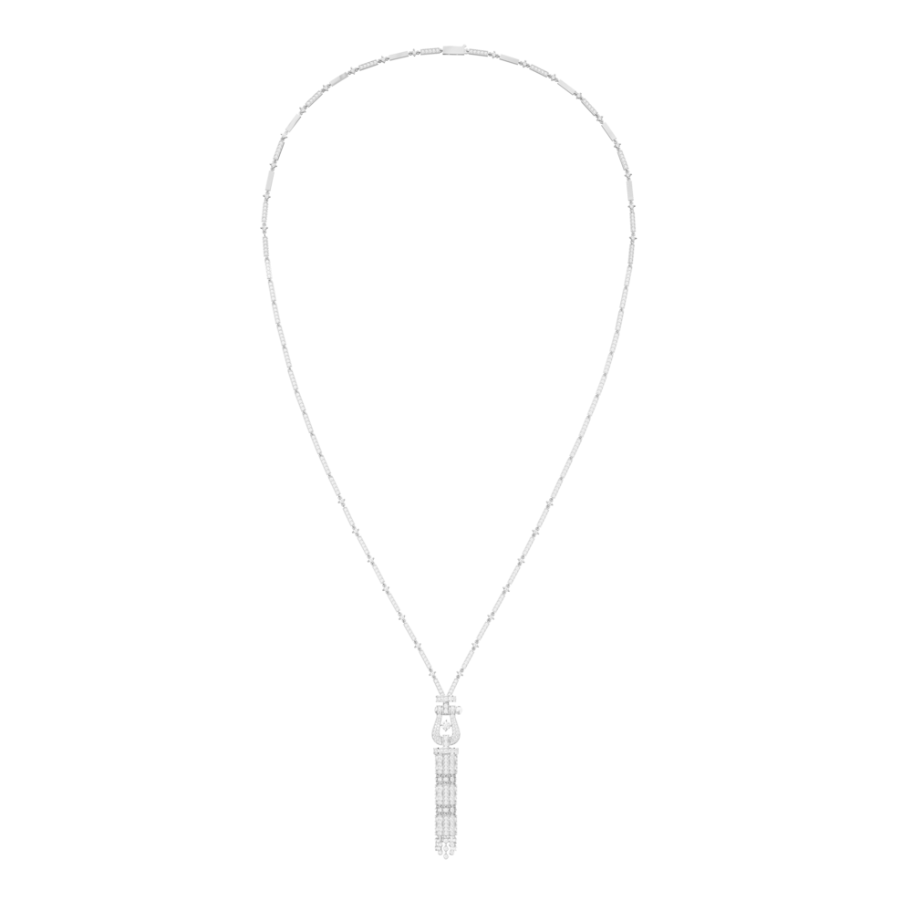 Force 10 Pompon long necklace