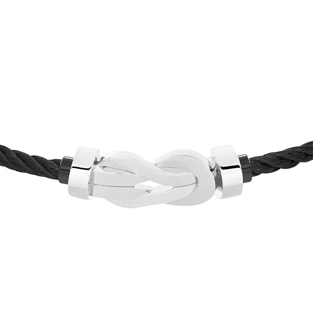 Chance Infinie bracelet 18k white gold medium model Black