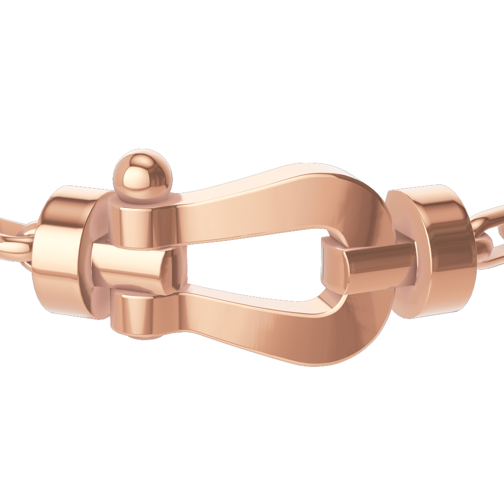 フォース10ブレスレット 18k ピンクゴールド XLモデル - Fred Paris