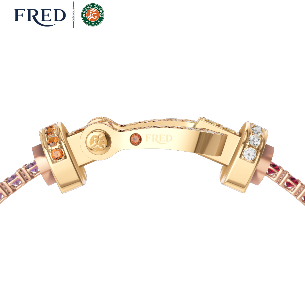 フォース10ブレスレット #FredxRolandGarros 18Kイエロー