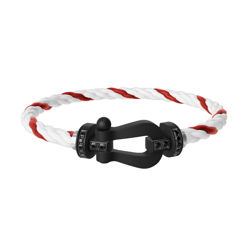 フレッド ブレスレット フォース10 MM ブラックダイヤモンド