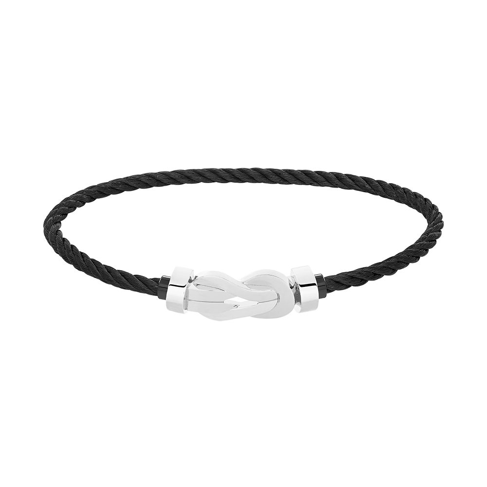 Francfranc - れいちょ Chance Infinie bracelet 18k white gold medium model Black