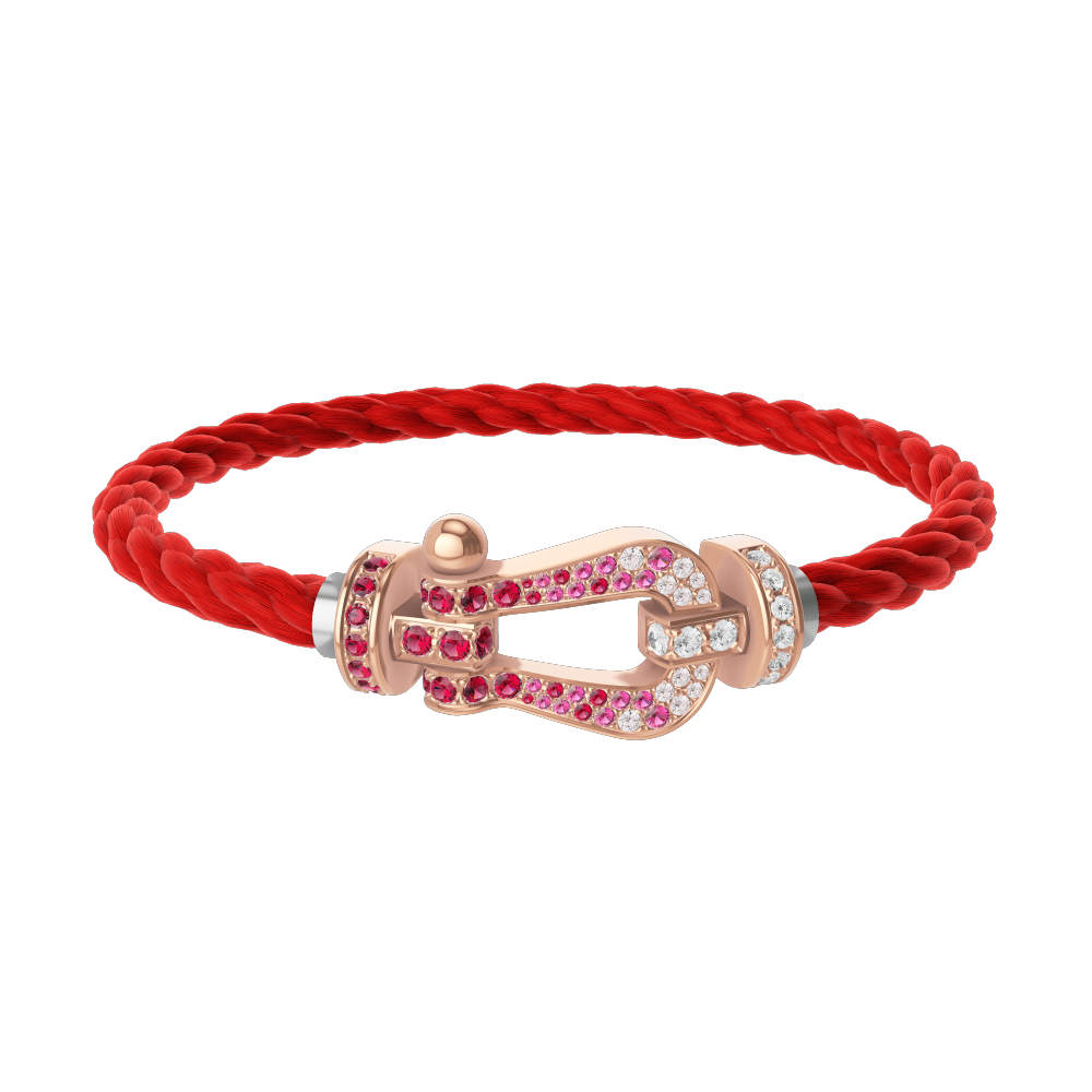 フォース10ブレスレット 18K ピンクゴールド サファイヤ ルビー
