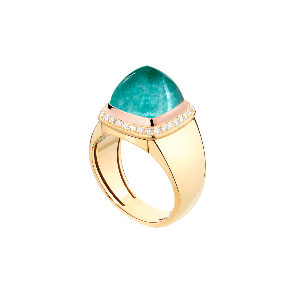 Amazonite Pain de Sucre ring Amazonite Pain de Sucre ring