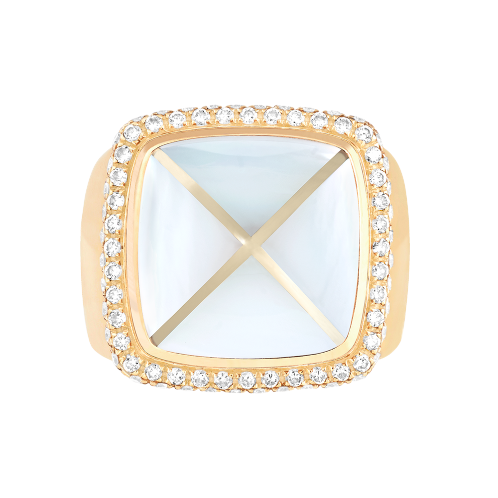 Bague Pain de Sucre nacre