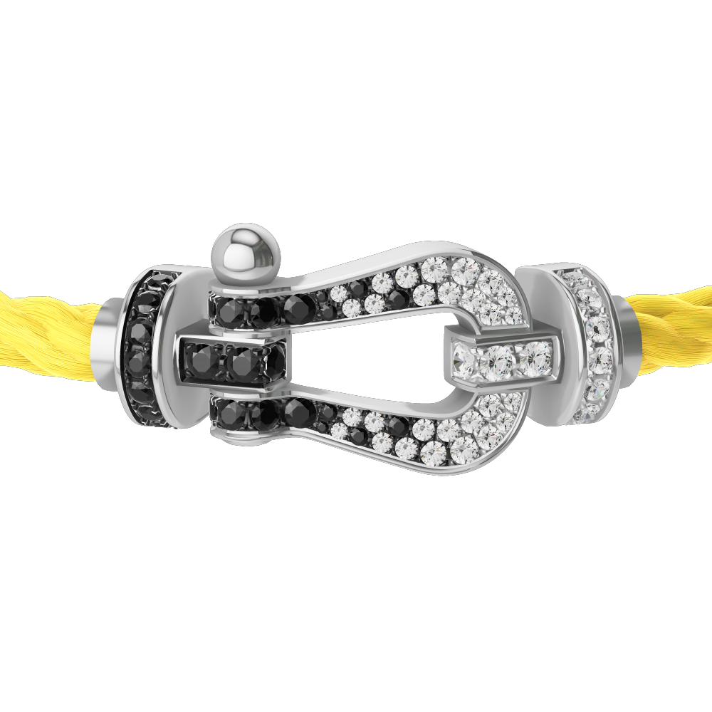 【SALE／37%OFF】 フォース10ブレスレット 18Kホワイトゴールド、ブラック その他