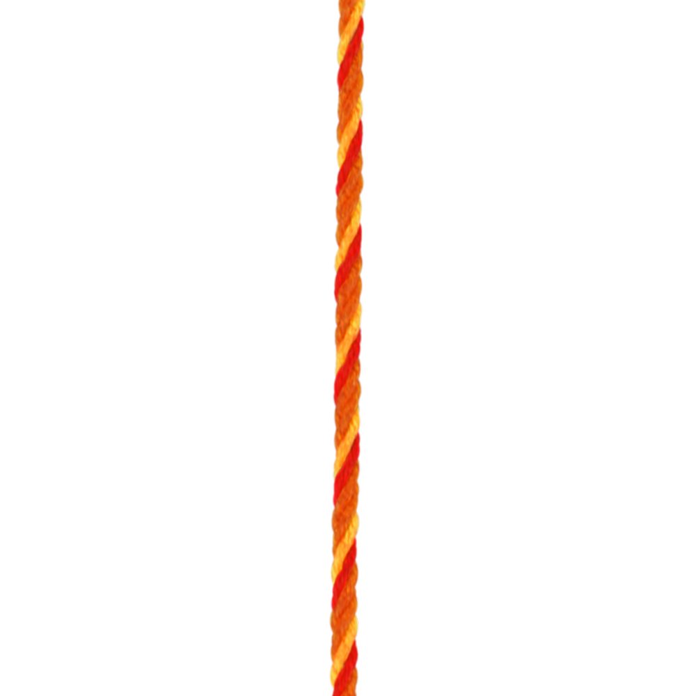 Corderie terracotta, red and yellow 1 row cable #FREDxRolandGarros