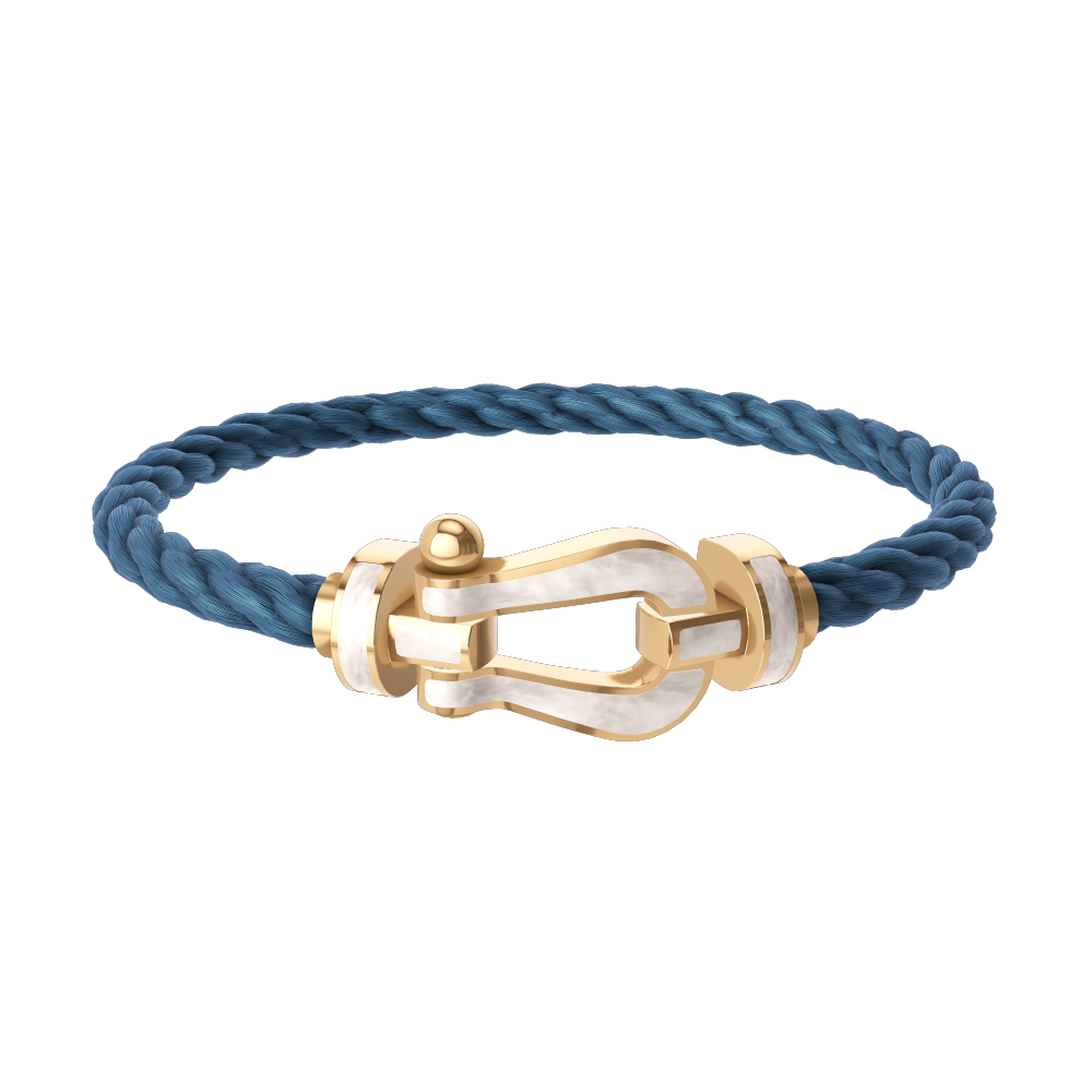Stainless Steel Gold IP-Plated Mother of Pearl Heart and Pearl Bracelet Stainless Steel Gold IP-Plated Mother of Pearl Heart and Pearl Bracelet