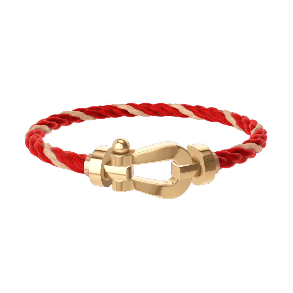 【美品】 フォース10ブレスレット 18K ラージモデル イエローゴールド イエローゴールド