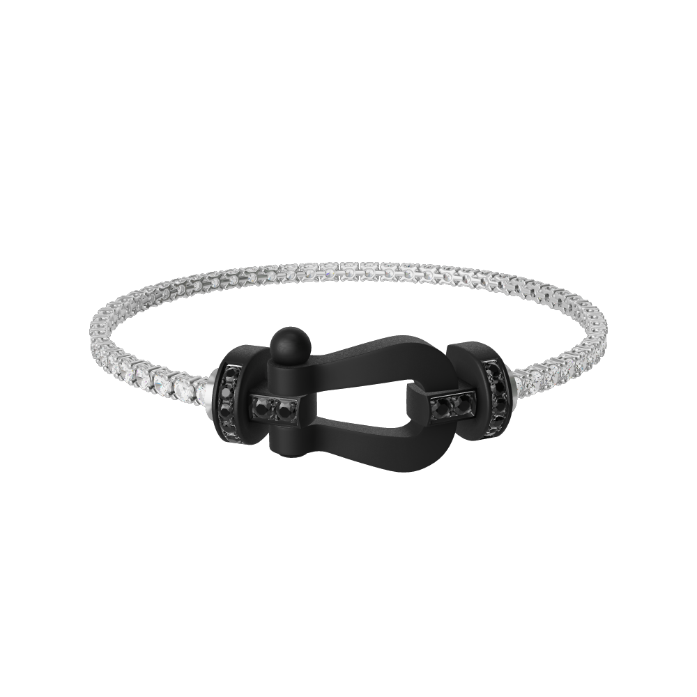 FRED フレッド　フォース10 チタン&ブラックダイヤ フォース10ブレスレット ブラックチタン＆ブラックダイヤモンド