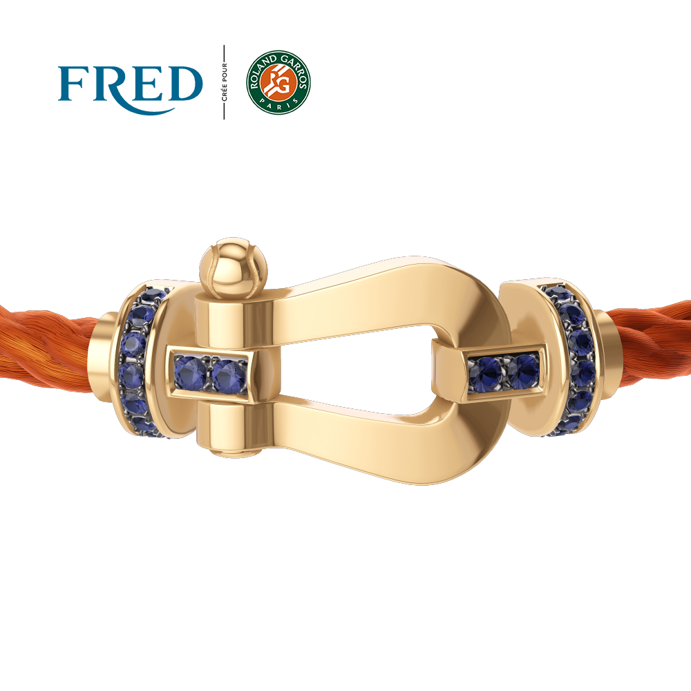フォース10ブレスレット #FREDxRolandGarros ラージモデル用 18K