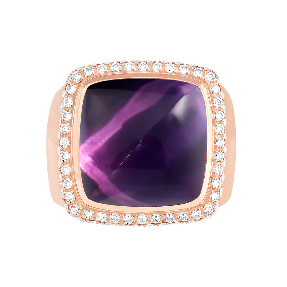 Amethyst Pain de Sucre ring Amethyst Pain de Sucre ring