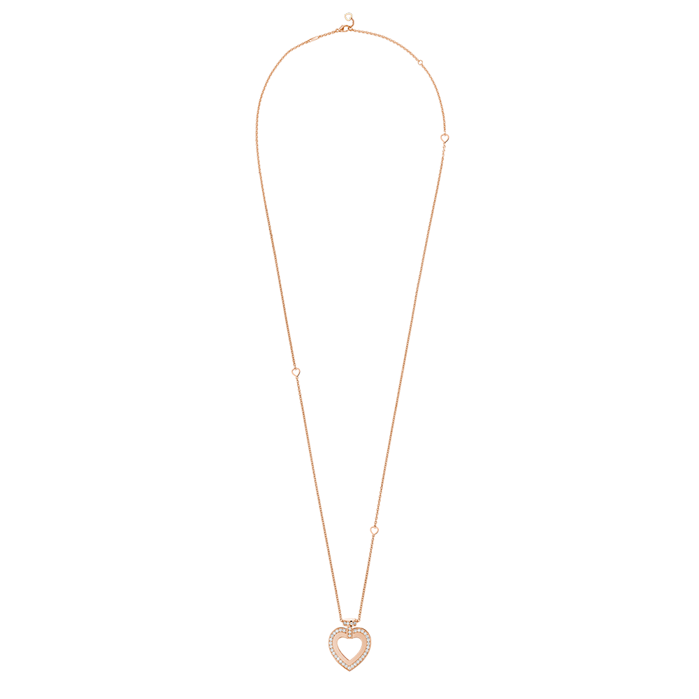 【HYERES LOR】22FW★ Remidi Rattan SV(Y) M Necklace 60CM Pretty Woman long necklace Large model in 18k pink gold and