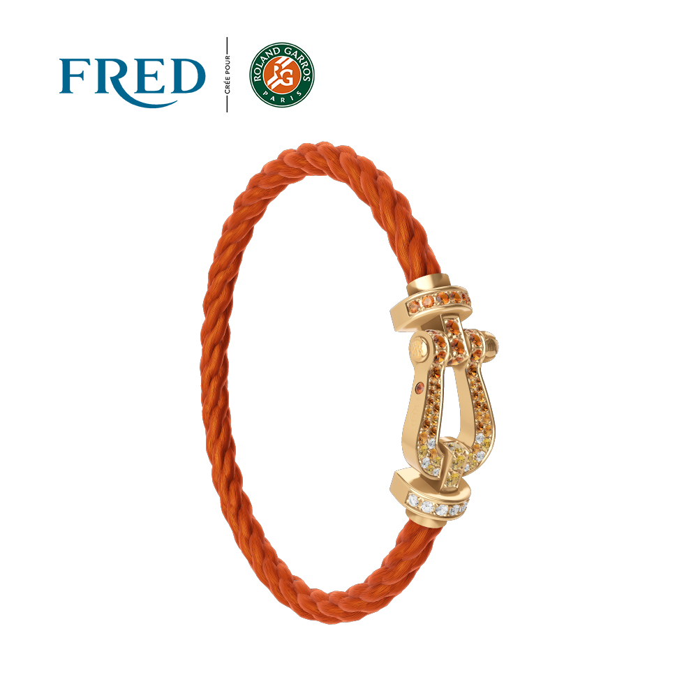 Fred Paris 18K Gold & Steel Force 10 Bracelet