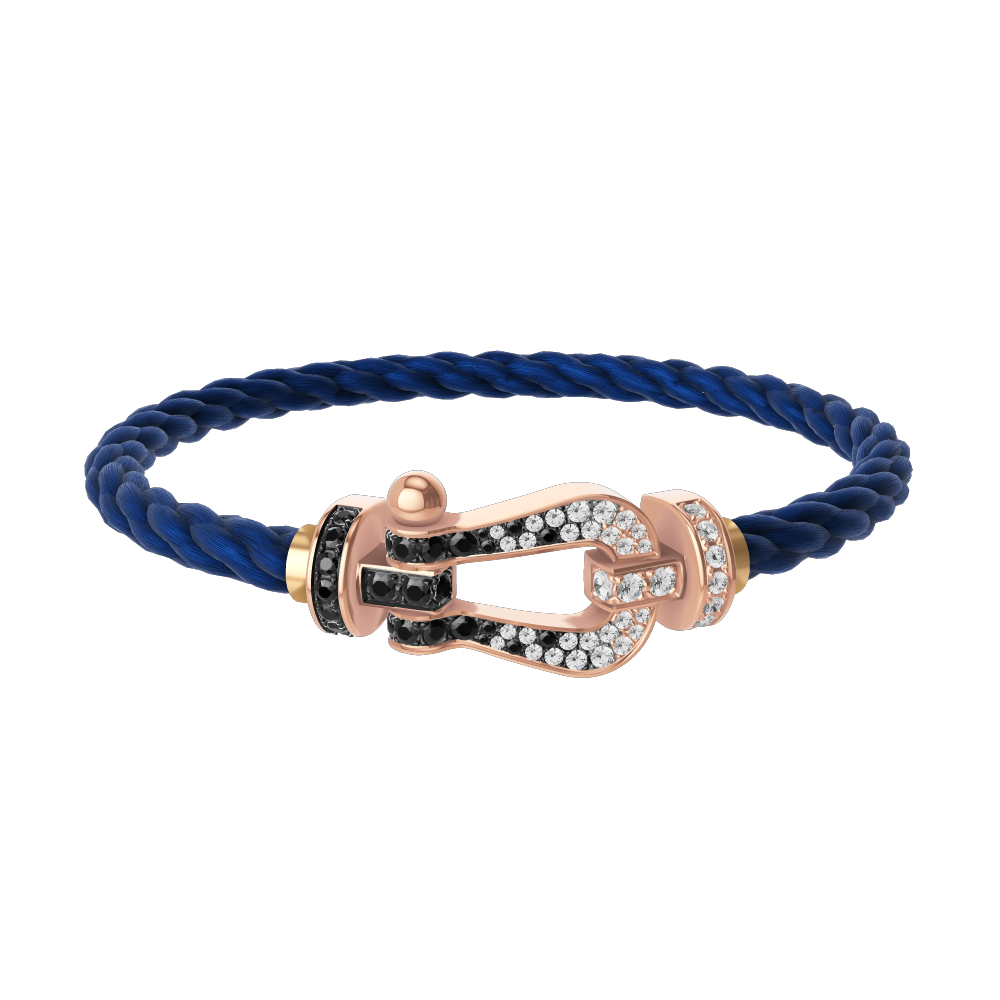 フォース10ブレスレット 18K ピンクゴールド ブラック