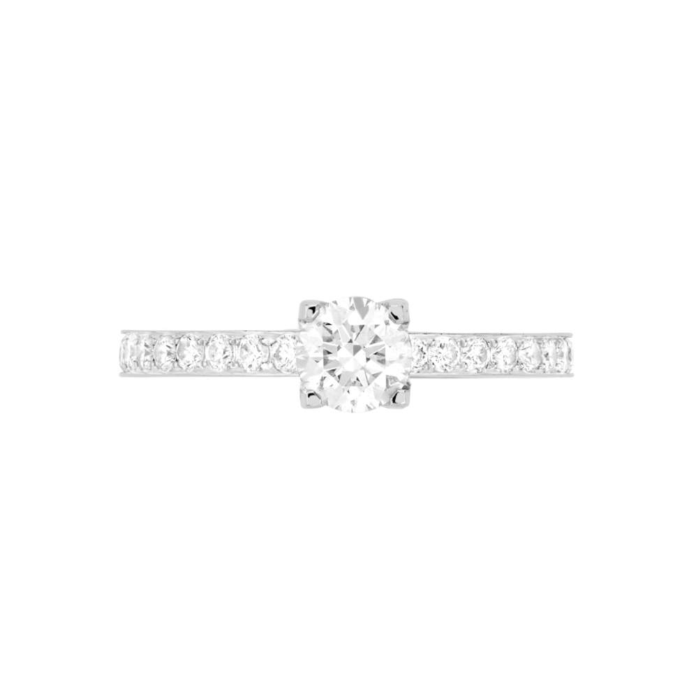 Engagement ring Force 10 Duo paved 0.70ct