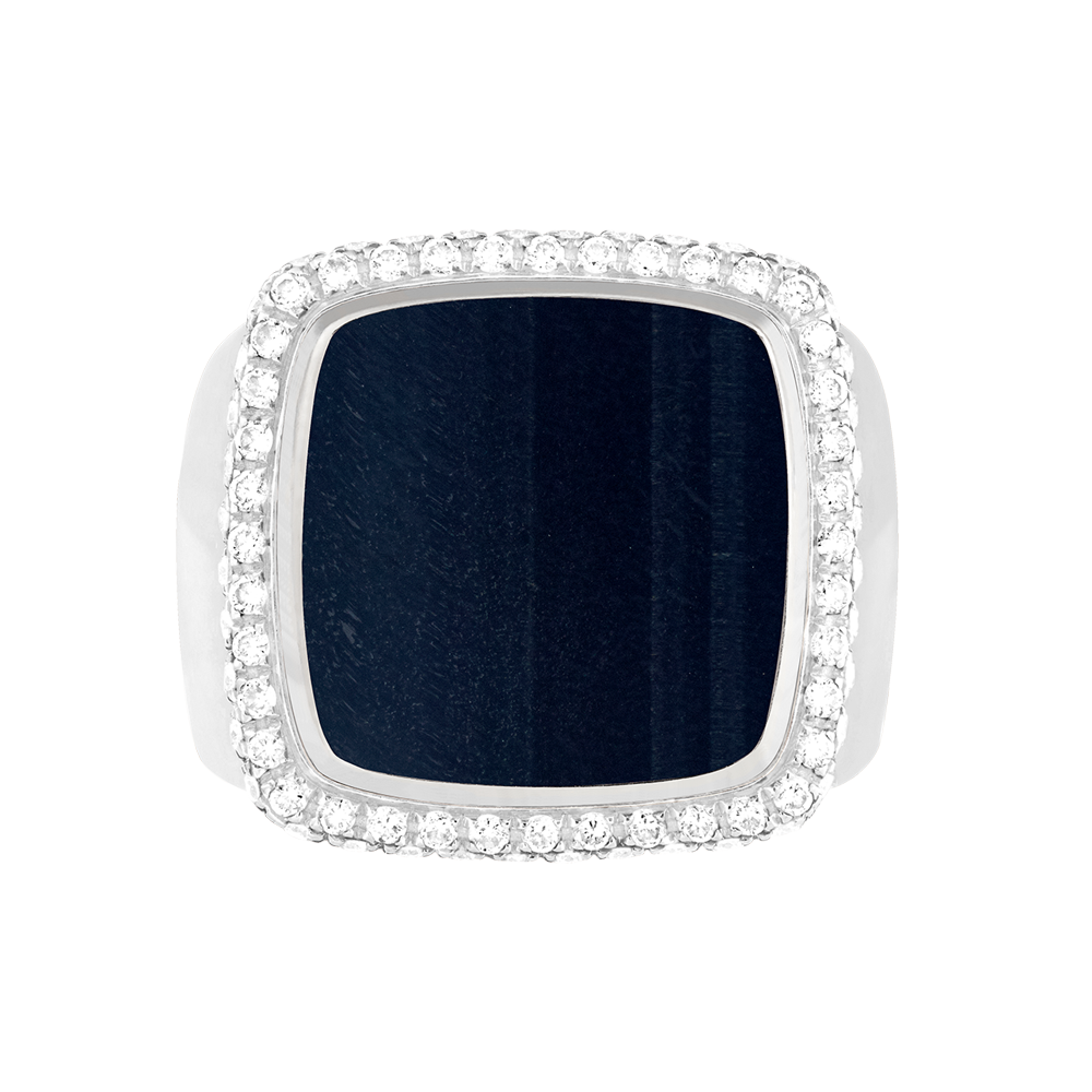 빵드 쉬크르 혹스 아이  화이트 골드 링