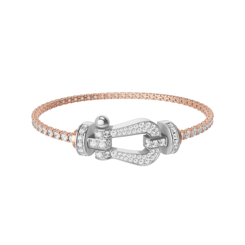 競売 フォース10ブレスレット ダイアモンド ホワイトゴールド 18K アクセサリー