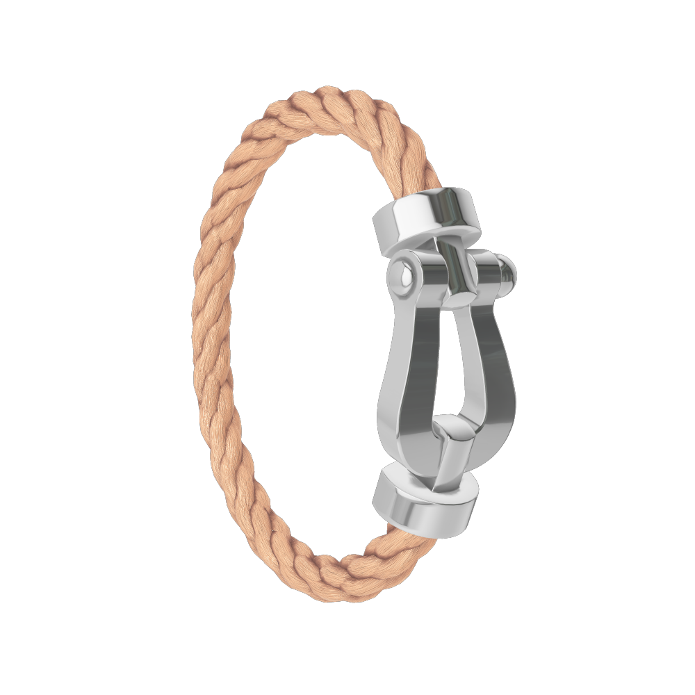 フォース10ブレスレット 18k ホワイトゴールド XL モデル - Fred