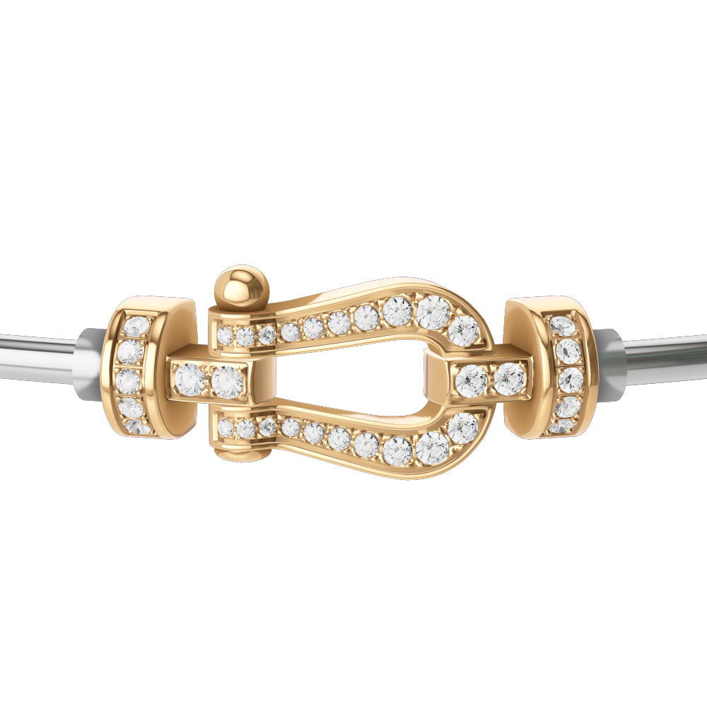 フォース10ブレスレット 18Kイエローゴールド ダイヤモンド ミディアム