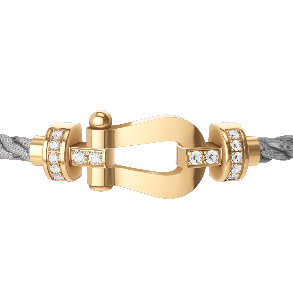 Buy Fred Au750 Force 10 LM Force 10 Large Model Full Diamond Link Chain  Bracelet Yellow Gold 0B0049-000 LM Yellow Gold from Japan - Buy authentic  Plus exclusive items from Japan